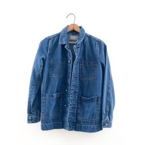 Everlane Denim Chore Jacket –‎ Organic Cotton Utility Jacket – Size XXS